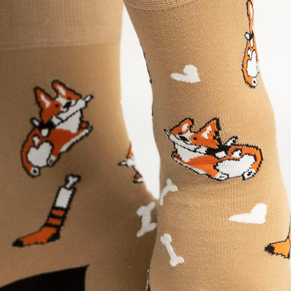 Носки Опасная булочка уносит ноги (38-41)