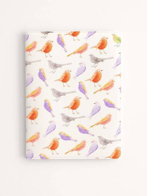 Обложка для паспорта Bird Pattern