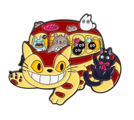 Пин металлический Pinchi Котобус с друзьями