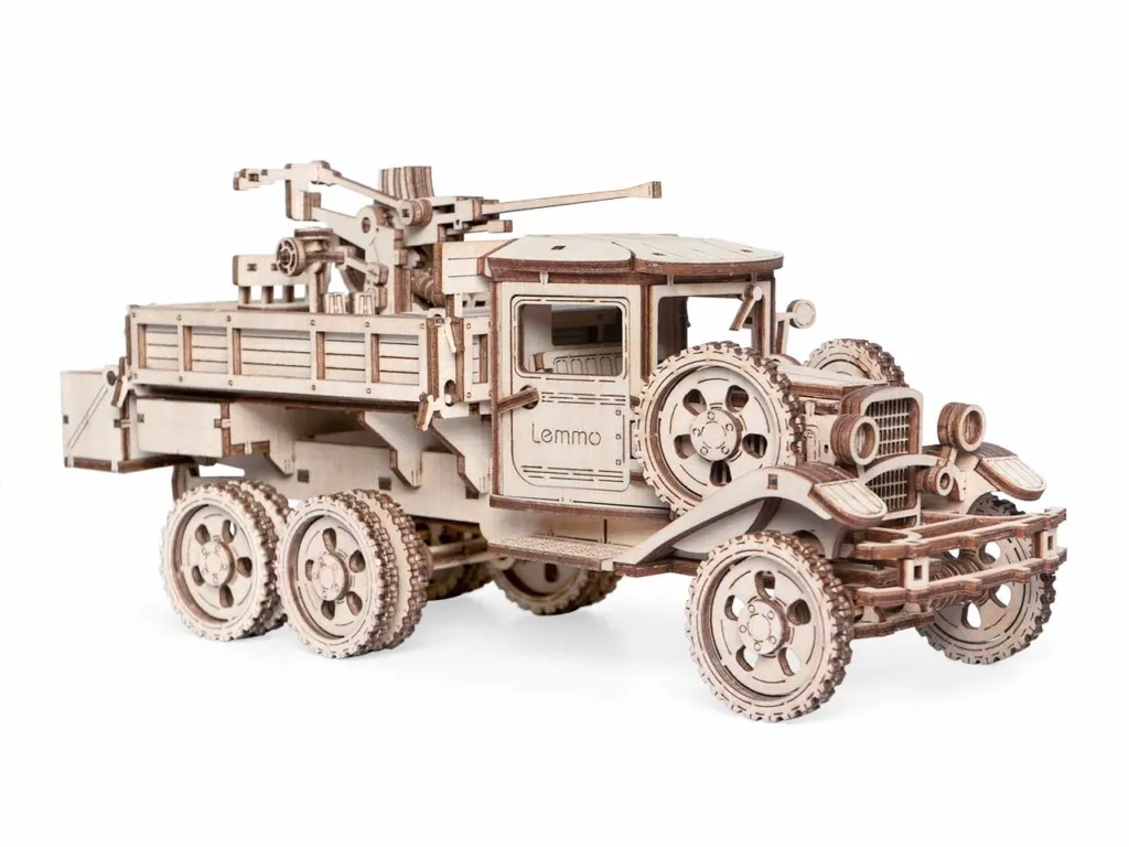 Сборная модель из дерева Lemmo Грузовик ЗПК-1