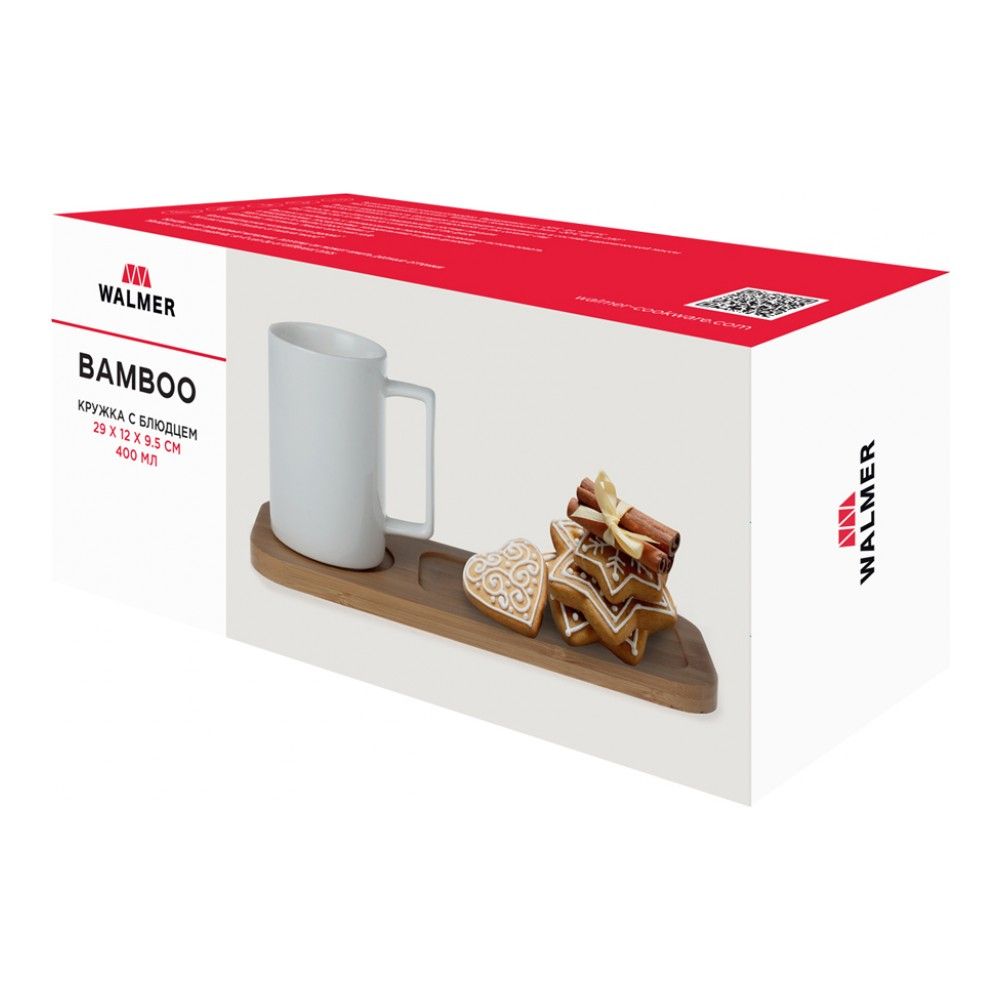 Кружка с блюдцем Bamboo, 400 мл