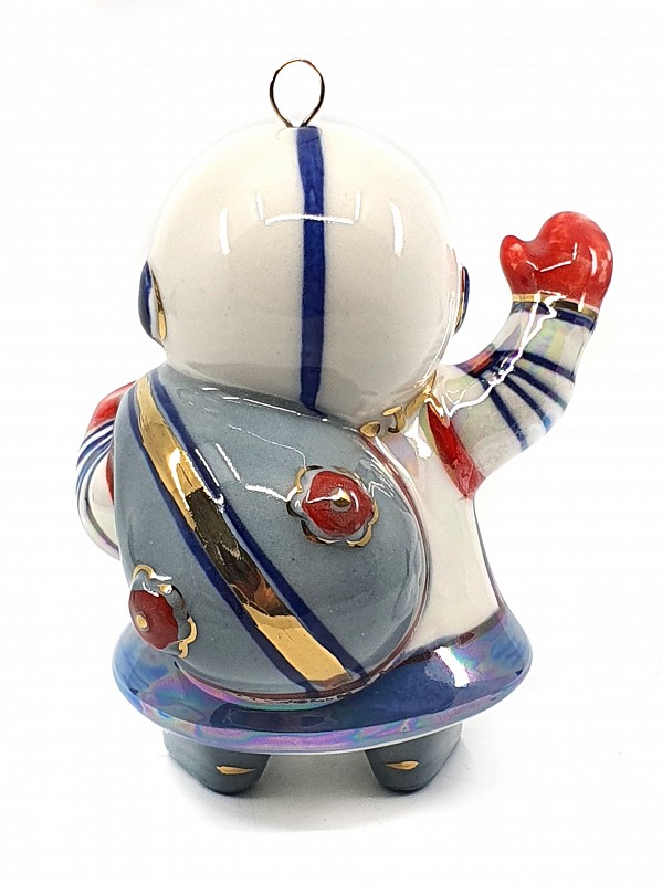 Елочная игрушка Космический Дед Мороз