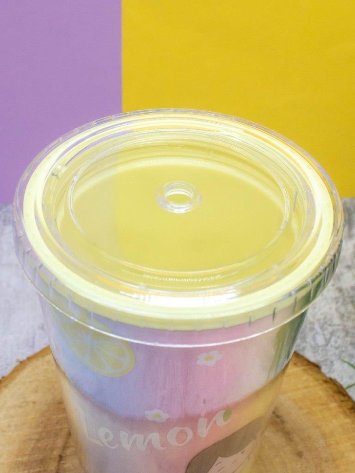 Тамблер Girl lemon (yellow)