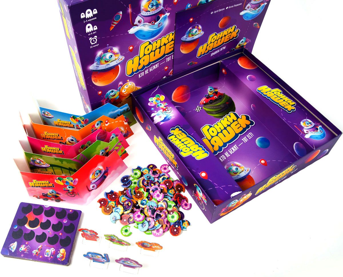 Настольная игра Гонки няшек