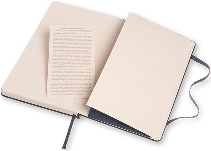 Записная книжка Classic (нелинованная) Large синий сапфир