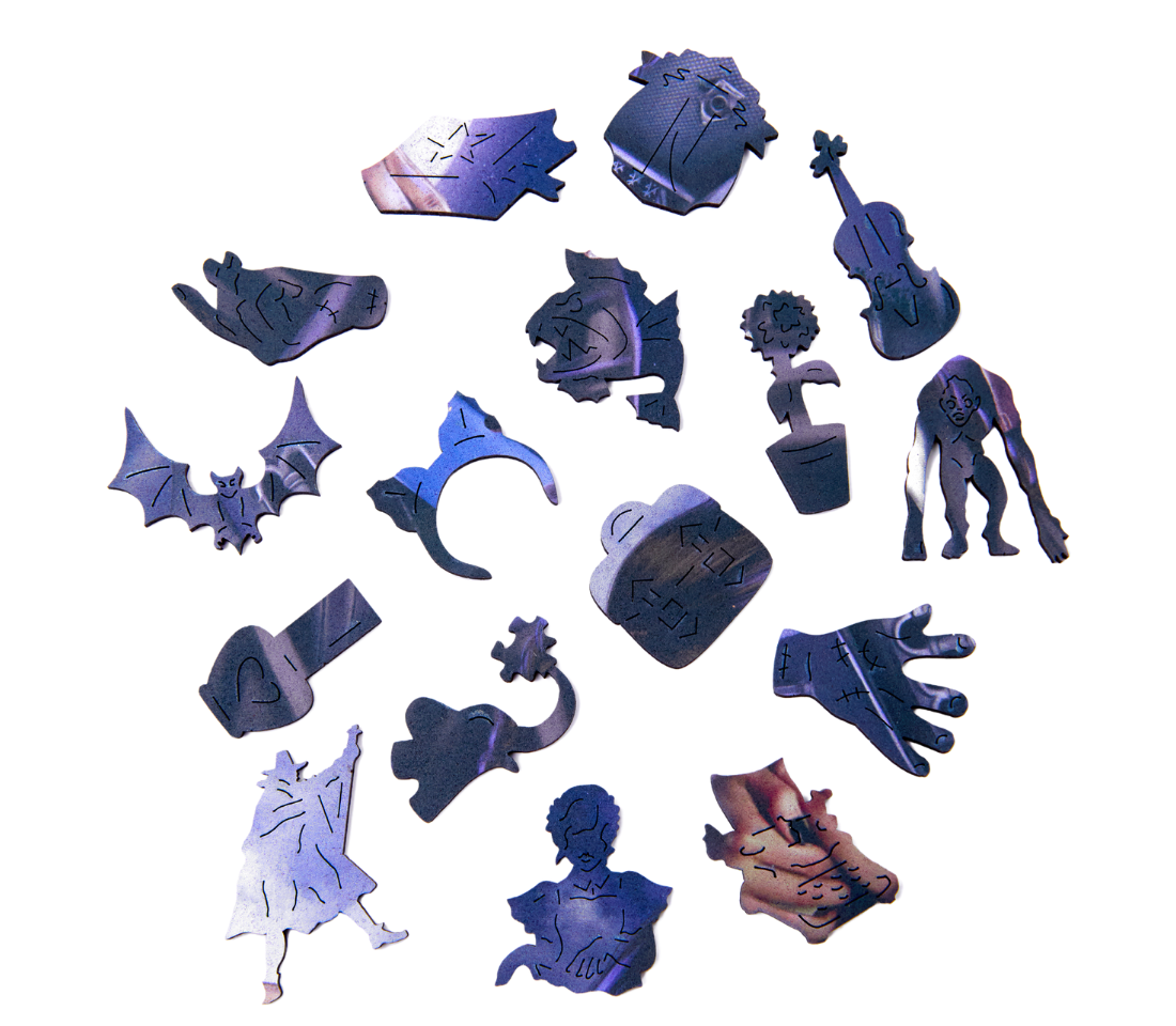 Деревянный пазл Уэнсдэй