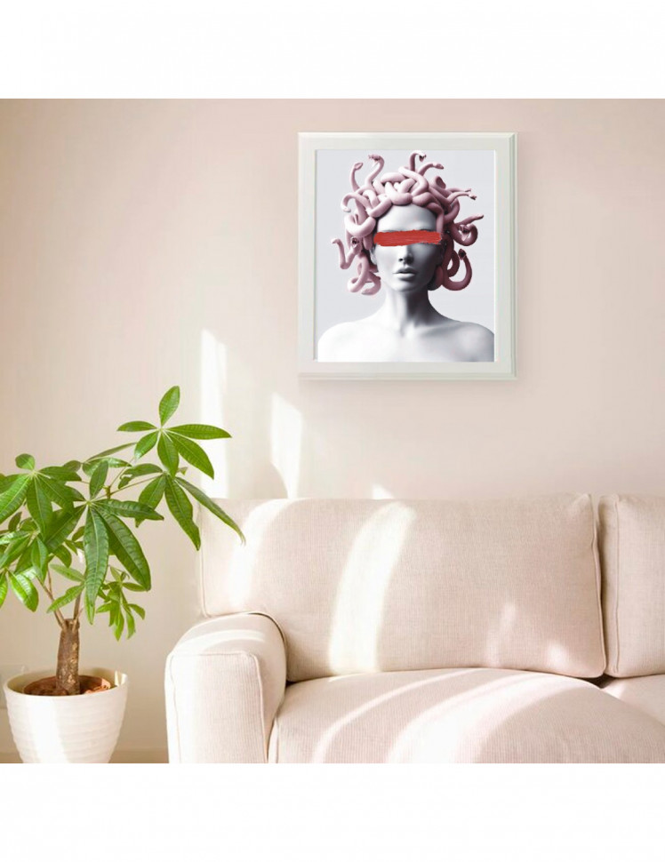 Алмазная мозаика Бьюти Горгона 40х50 см