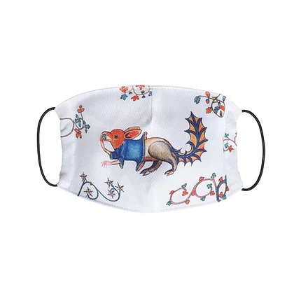 Маска многоразовая Средневековая белка