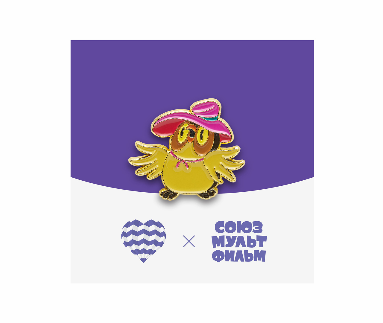 Значок PinPinPin СМФ Сова