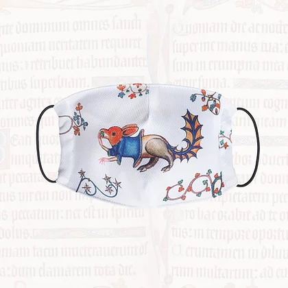 Маска многоразовая Средневековая белка