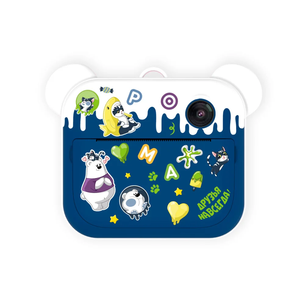 Фотоаппарат моментальной печати LUMICAM DK04 blue paint