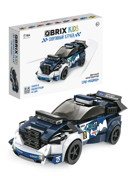 Конструктор Qbrix Kids Спортивный хэтчбек