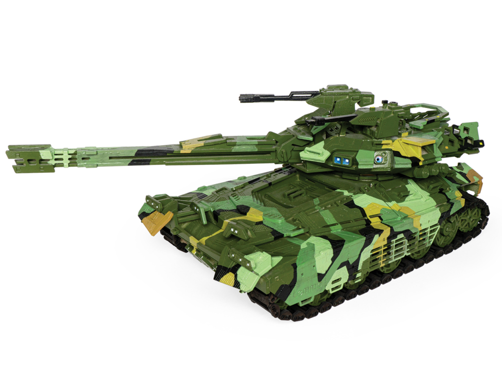 Деревянный конструктор танка Lemmo Хищник