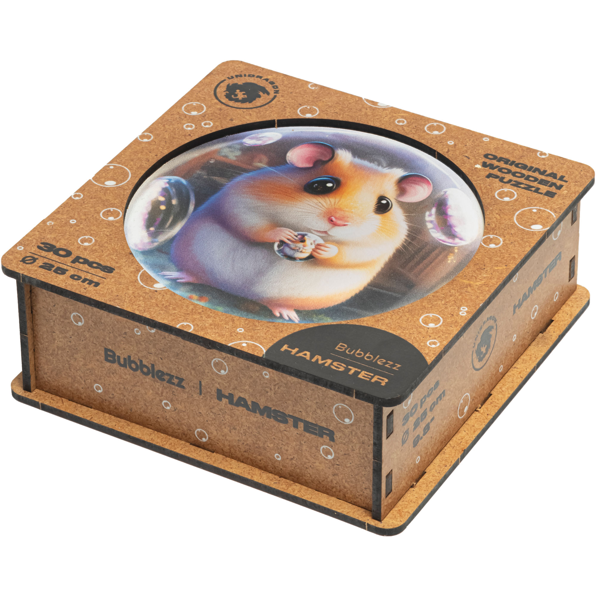 Деревянный пазл Bubblezz Хомяк