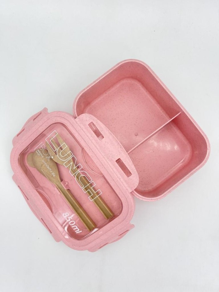 Ланчбокс Enjoy your meal (pink)