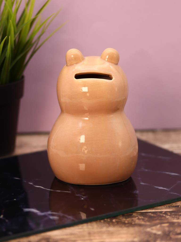 Копилка керамическая Capybara money (brown)