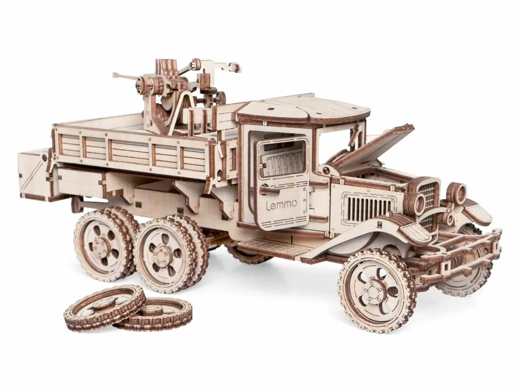 Сборная модель из дерева Lemmo Грузовик ЗПК-1