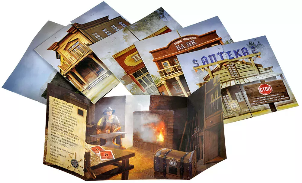 Настольная игра Exit-Квест. Похищение на Диком Западе