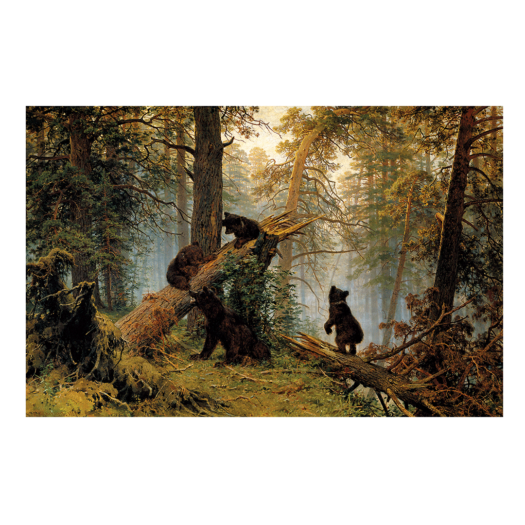 Пазл Третьяковская галерея. Утро в сосновом лесу