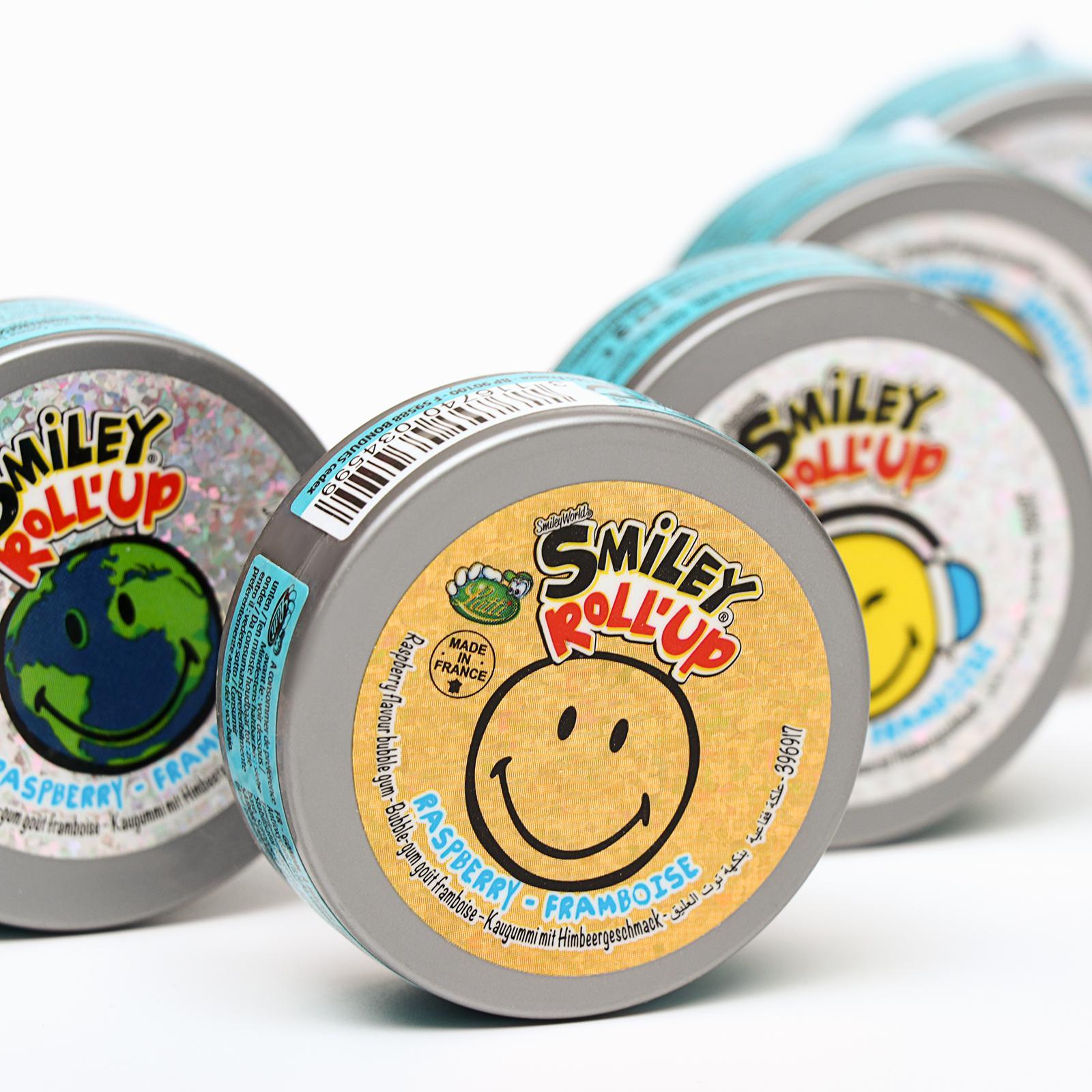 Жевательная резинка Lutti Roll-up Smiley