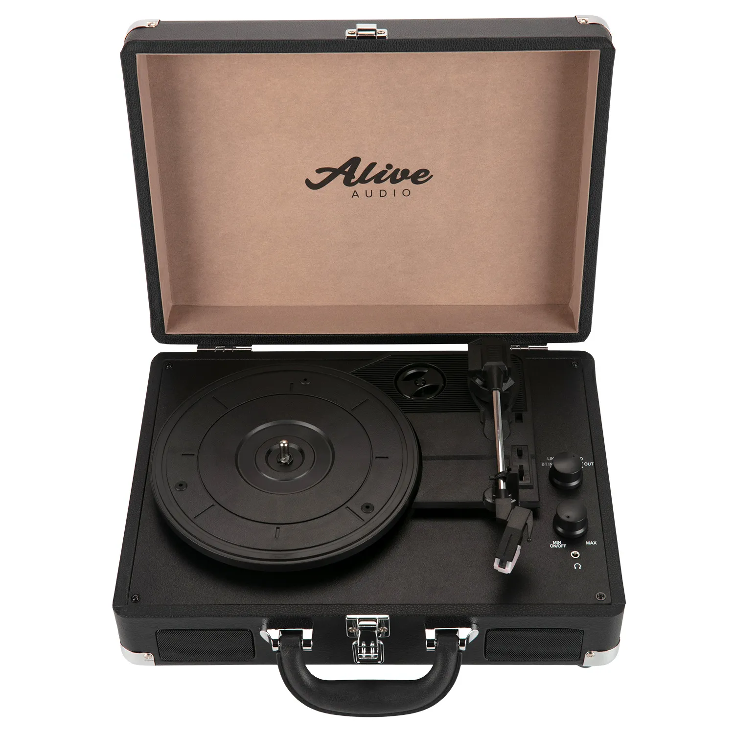 Виниловый проигрыватель Alive Audio Vibe Black c Bluetooth