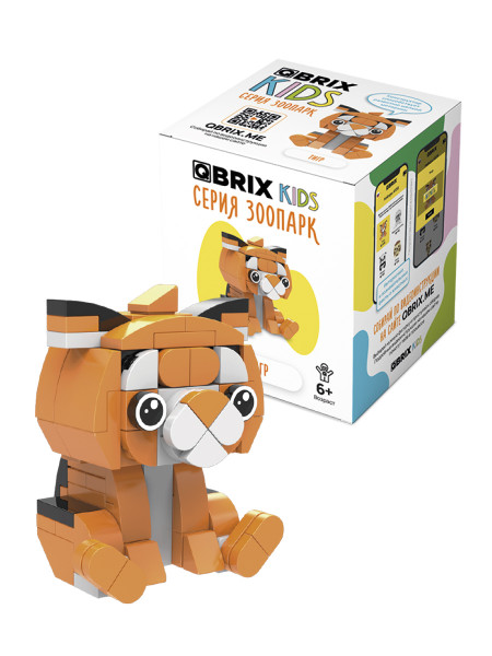 Конструктор Qbrix Kids Тигр