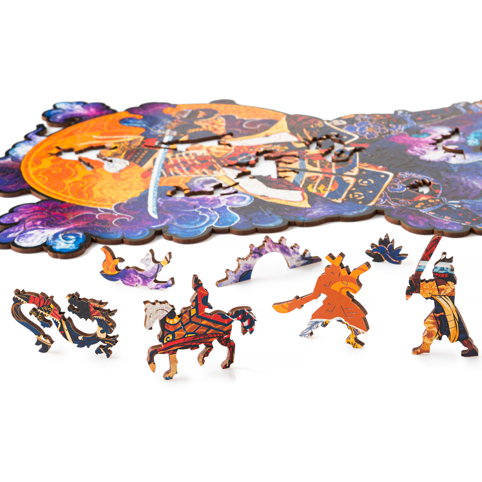 Деревянный пазл Самурай L