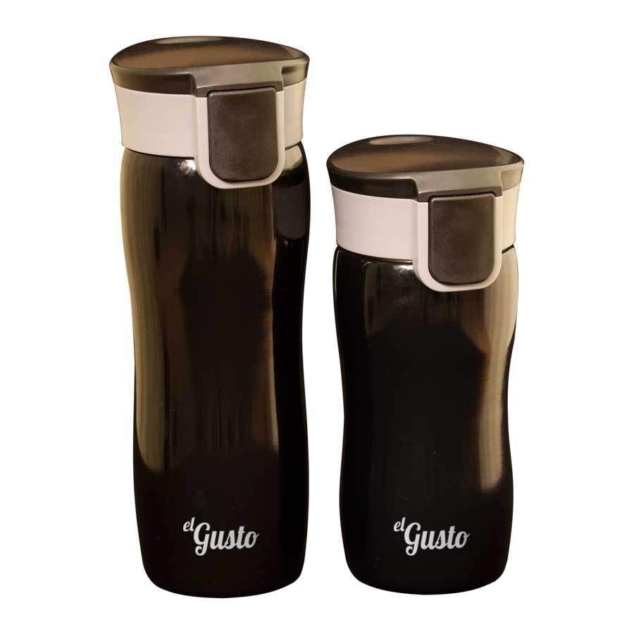 Термокружка Corsa черная, 350 мл.