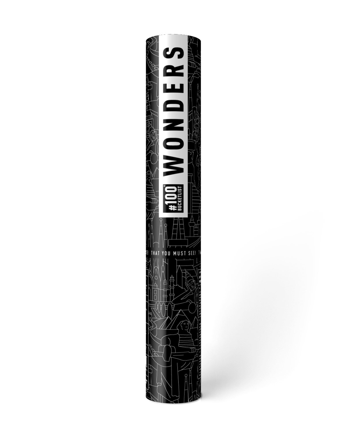 Скретч-постер #100 дел Wonders edition