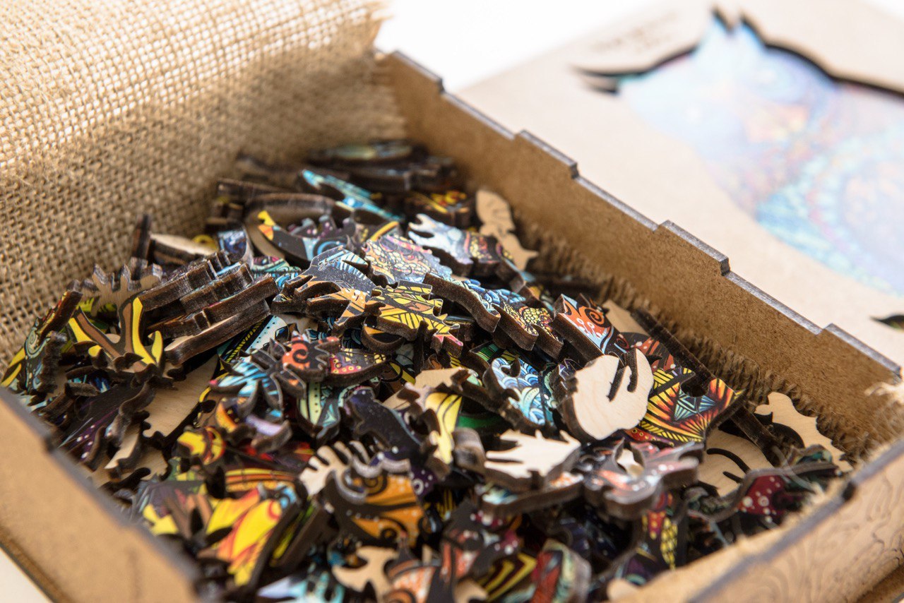 Деревянный пазл Чарующая сова M