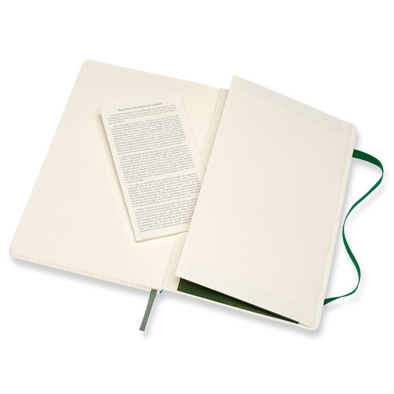 Записная книжка Classic Soft (в клетку) Large зеленый
