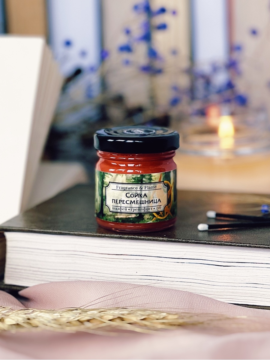 Ароматическая свеча Сойка-пересмешница 40 мл.