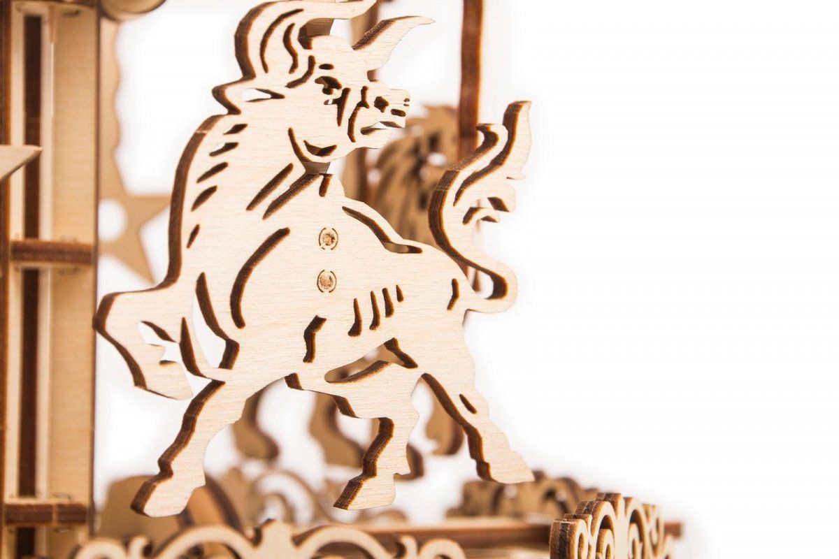 Механический 3D-пазл из дерева Wood Trick Карусель