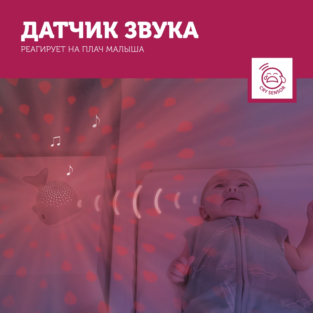 Проектор водяных капель Кит Валли (розовый)