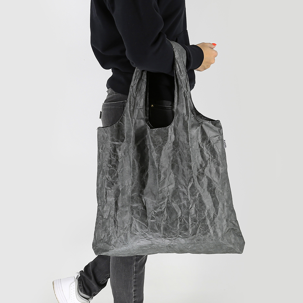 Сумка-шоппер Борса Крафт серая