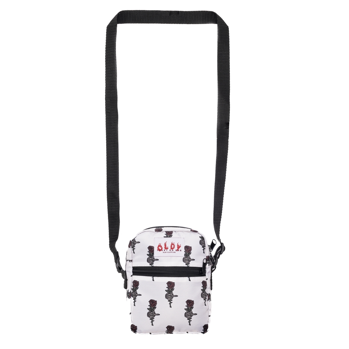 Сумка-мессенджер Oldy (бежевый, рука/роза)