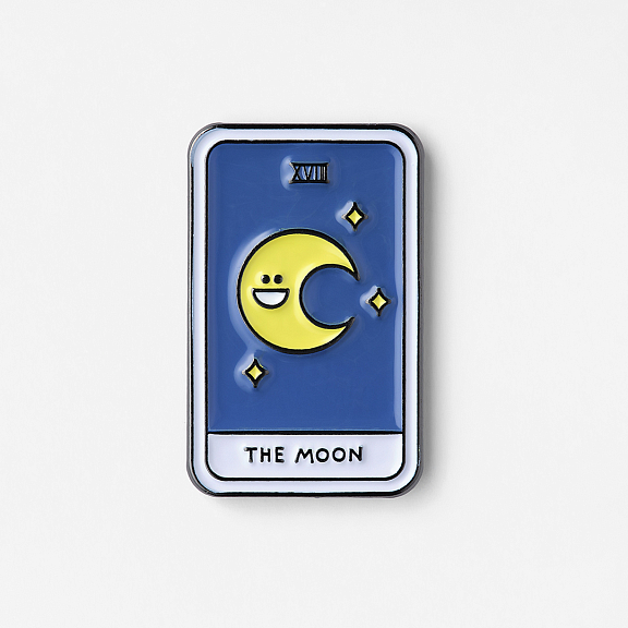 Значок эмалированный Таро Луна