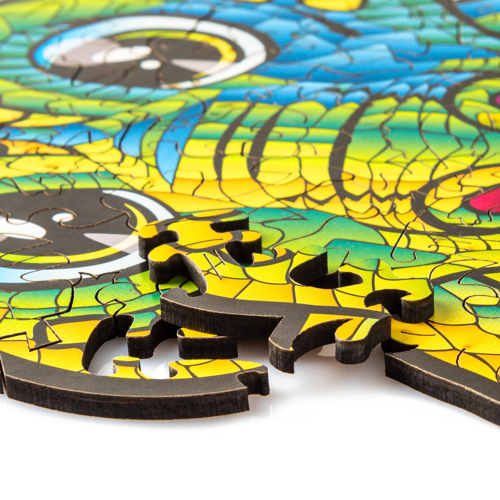 Деревянный пазл Крокодил Т