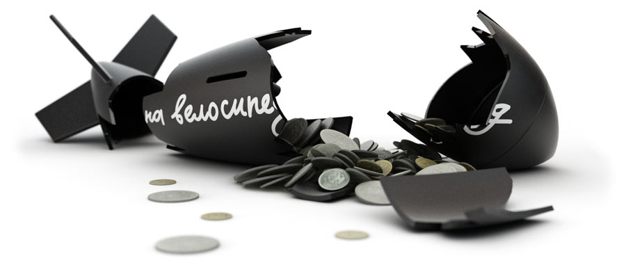 Копилка Супербитус, матовый