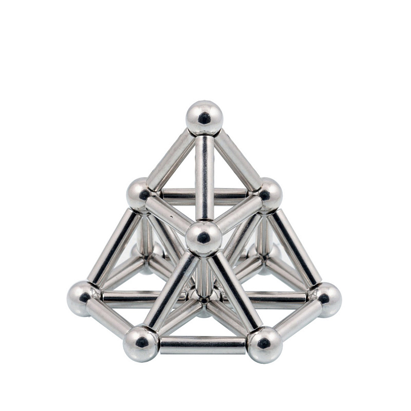 Магнитный конструктор Шарики и Цилиндры, сталь