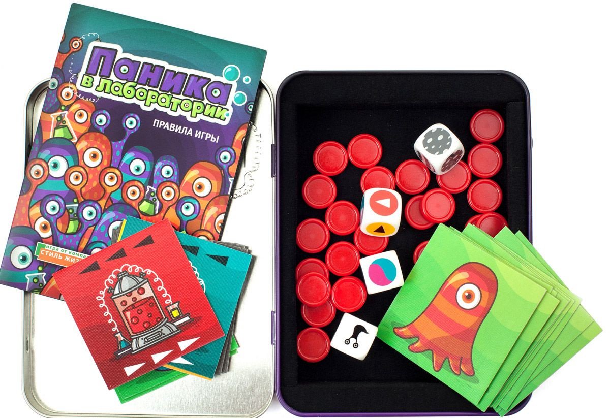 Настольная игра Паника в лаборатории