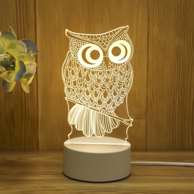 Ночник Owl 9х19 см