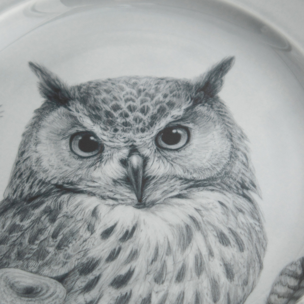 Тарелка Филин, 20 см.