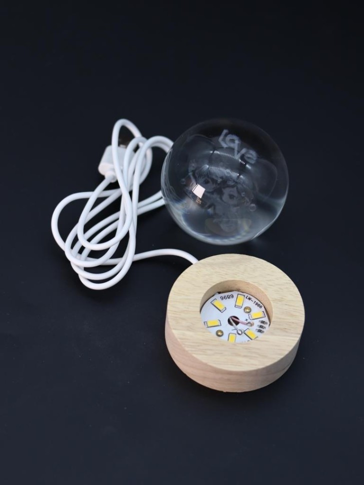 Ночник 3D Love (6 см)