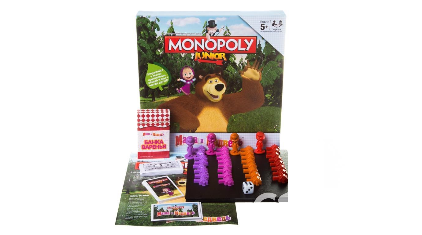 Настольная игра Монополия. Маша и Медведь