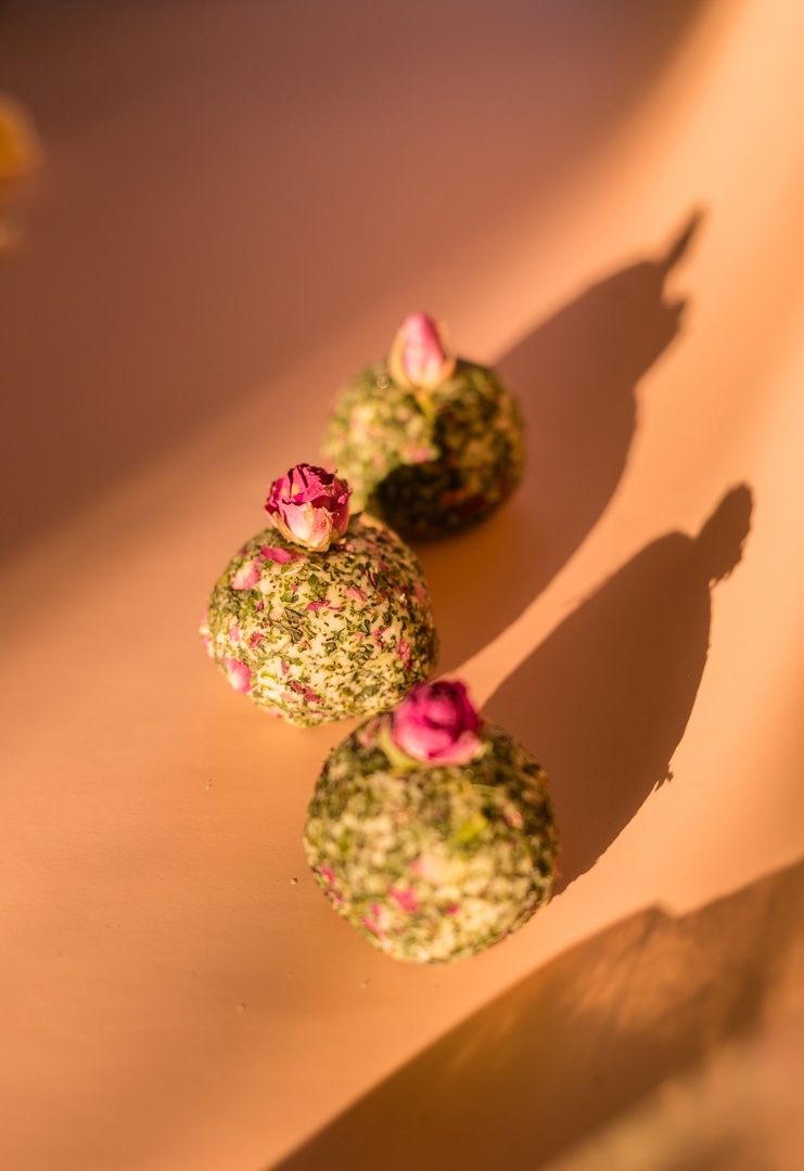 Шоколад для ванны Milush Роза, герань