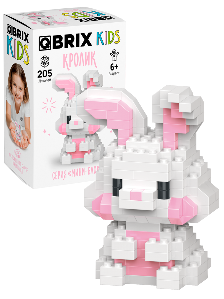 Конструктор Qbrix Kids Кролик (мини)