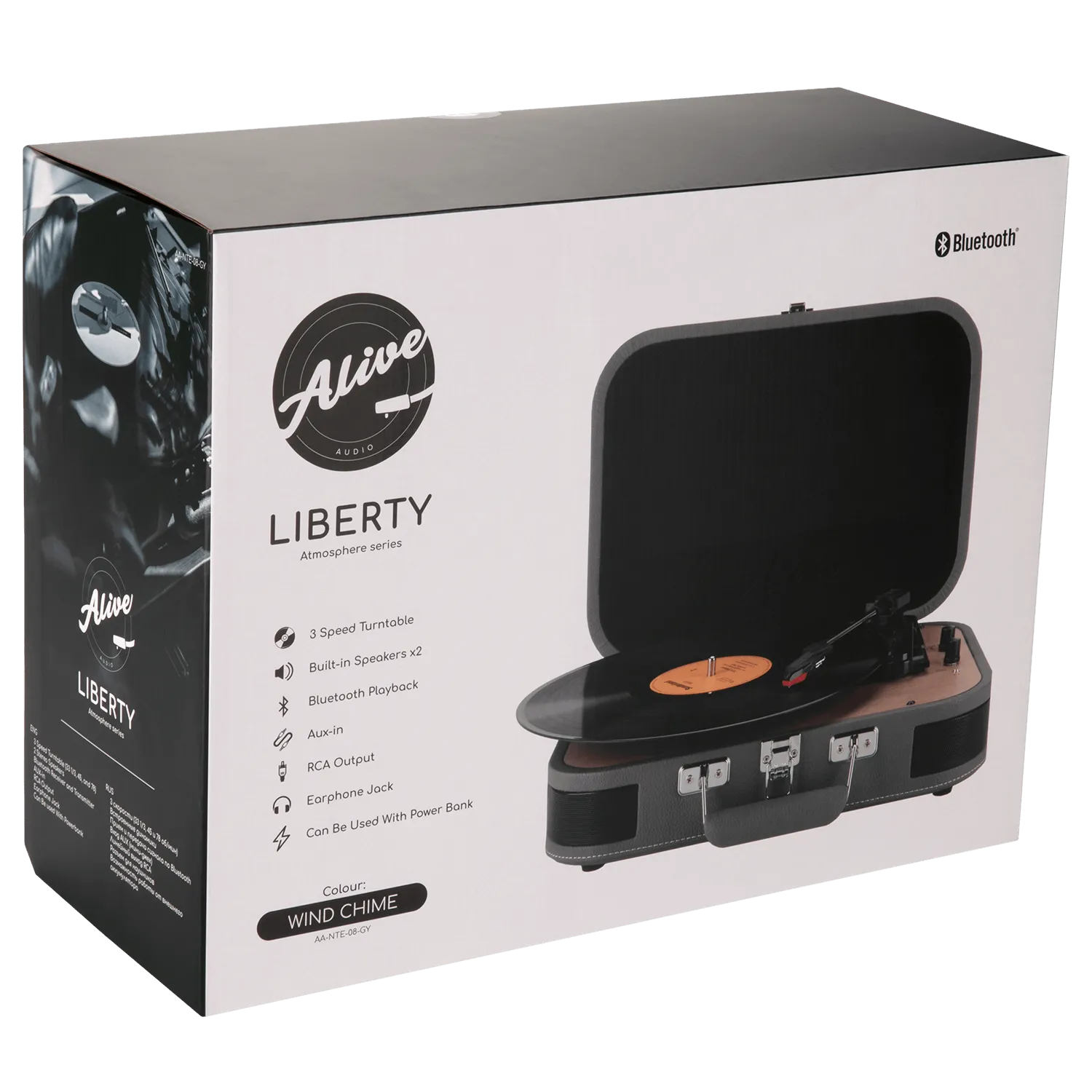 Виниловый проигрыватель Alive Audio LIBERTY Wind Chime c Bluetooth