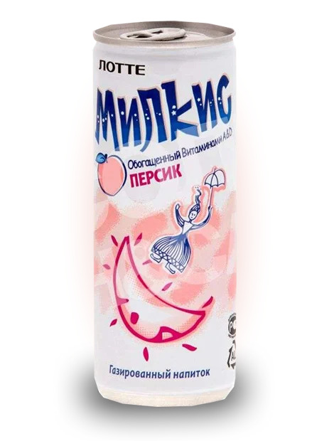 Напиток Milkis персик, 250 мл