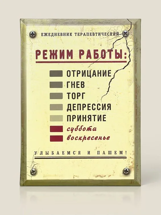 Ежедневник терапевтический Режим работы